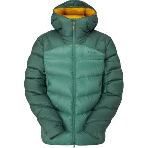 Rab Women’s Neutrino Pro Hoody – Lightweight Warm Down Coat for Climbing & Mountaineering(Green Slate/Eucalyptus)
