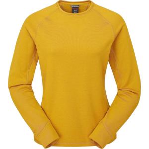 Rab Women’s Nexus Crew Lightweight Long Sleeve Fleece for Hiking & Climbing(Sahara)