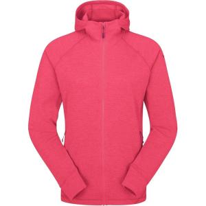 Rab Women’s Nexus Hoody – Full-Zip Lightweight Fleece Jacket for Hiking & Climbing(Watermelon)