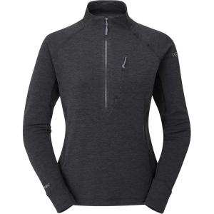 Rab Women’s Nexus Pull-On – Lightweight Fleece Jacket for Hiking & Climbing(Black)