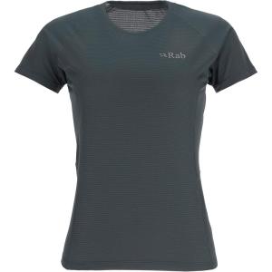Rab Women’s Sonic Tee – Lightweight Breathable Short-Sleeve T-Shirt for Trail Running & Hiking(Beluga)