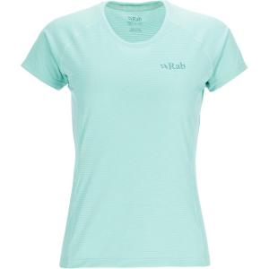 Rab Women’s Sonic Tee – Lightweight Breathable Short-Sleeve T-Shirt for Trail Running & Hiking(Meltwater)