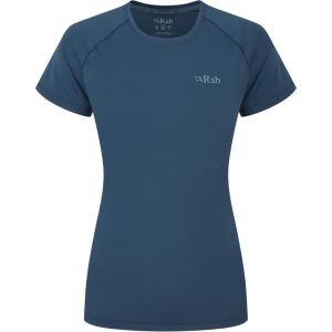 Rab Women’s Sonic Tee – Lightweight Breathable Short-Sleeve T-Shirt for Trail Running & Hiking(Tempest Blue)