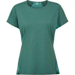 Rab Women’s Sonic Ultra Tee Shirt – Lightweight Quick-Drying T-Shirt for Hiking & Trail Running(Eucalyptus/Glacier Blue)