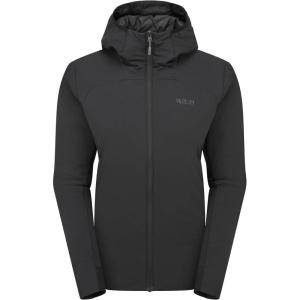 Rab Women’s Xenair Alpine Flex Jacket – Hooded Synthetic Insulated Coat for Hiking & Mountaineering(Black)