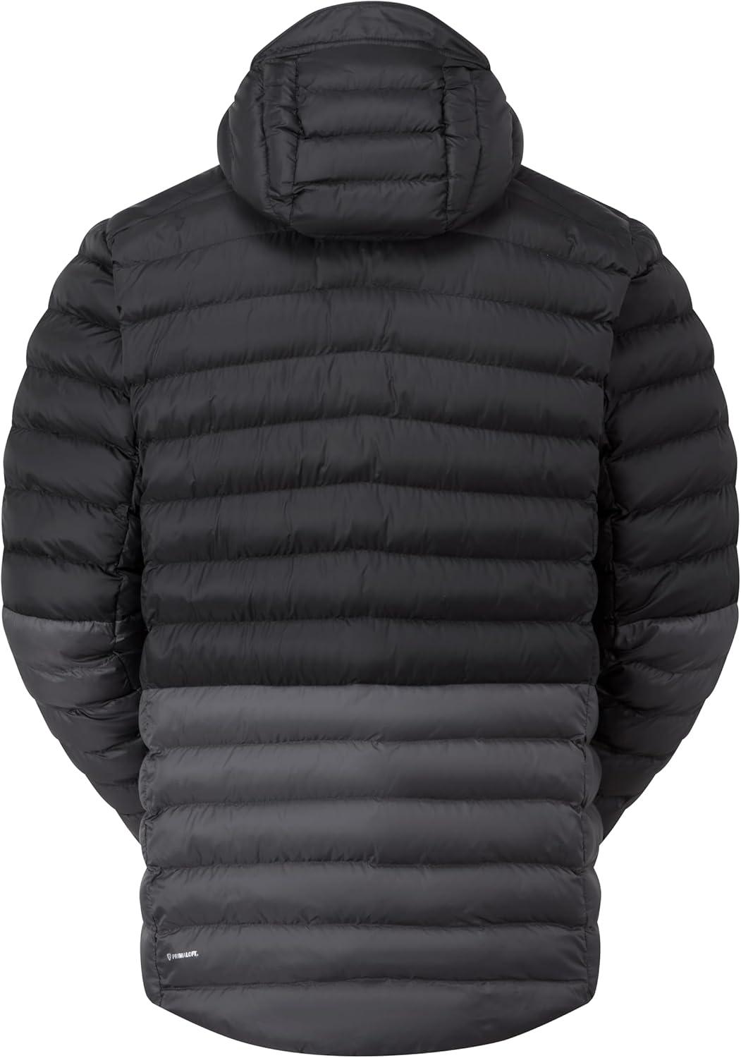 imageRab Mens Cirrus Alpine Jacket Lightweight Insulated Coat for Climbing ampamp MountaineeringBlackGraphene