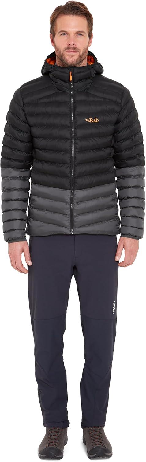 imageRab Mens Cirrus Alpine Jacket Lightweight Insulated Coat for Climbing ampamp MountaineeringBlackGraphene