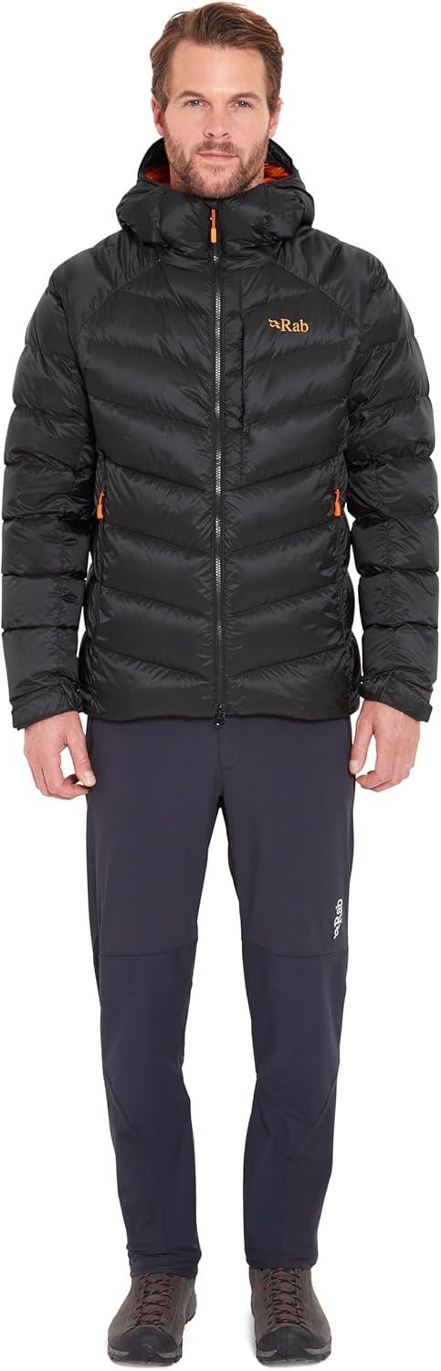 imageRab Mens Glaceon Pro Down Jacket Lightweight Down Coat for Hiking Climbing ampamp MountaineeringAnthracite