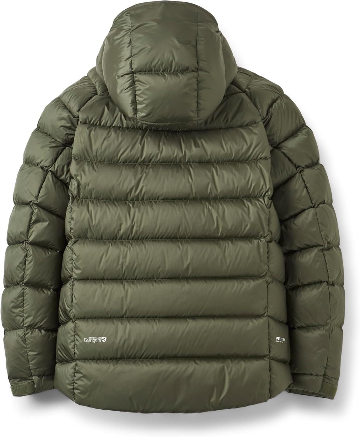 imageRab Mens Glaceon Pro Down Jacket Lightweight Down Coat for Hiking Climbing ampamp MountaineeringArmy