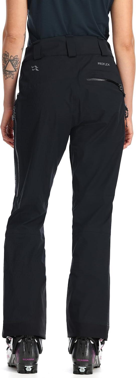 imageRab Womens Khroma Kinetic Pants Waterproof Breathable Pant for Skiing ampamp MountaineeringBlack