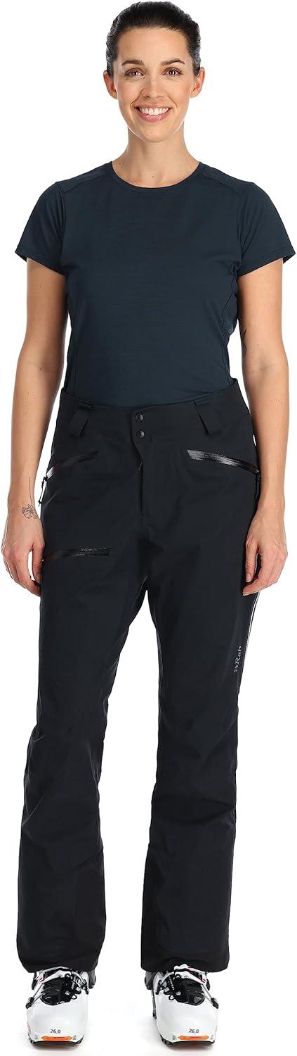 imageRab Womens Khroma Kinetic Pants Waterproof Breathable Pant for Skiing ampamp MountaineeringBlack