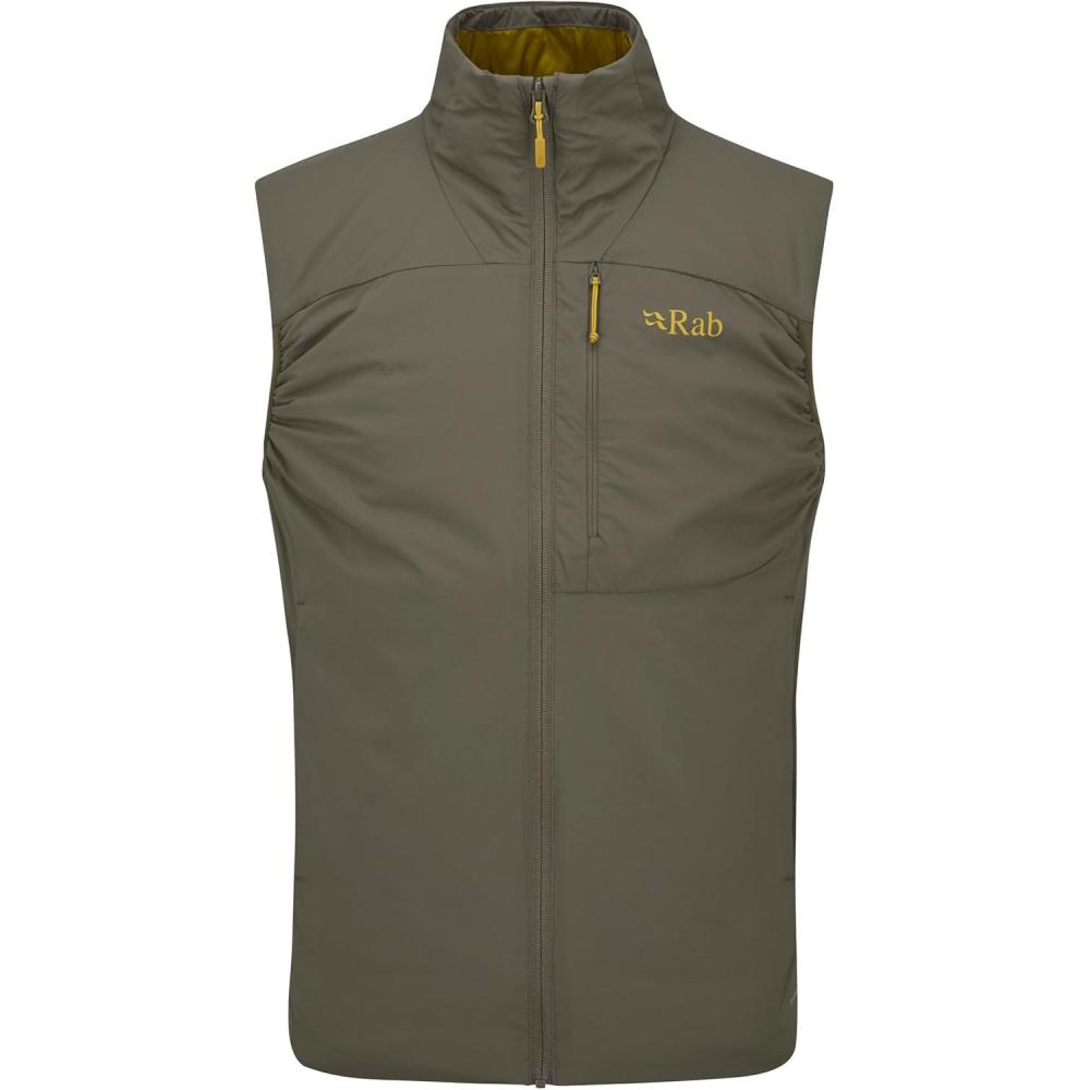 imageRab Mens Xenair Vest Lightweight Insulated Gilet for Hiking ampamp MountaineeringLight Khaki
