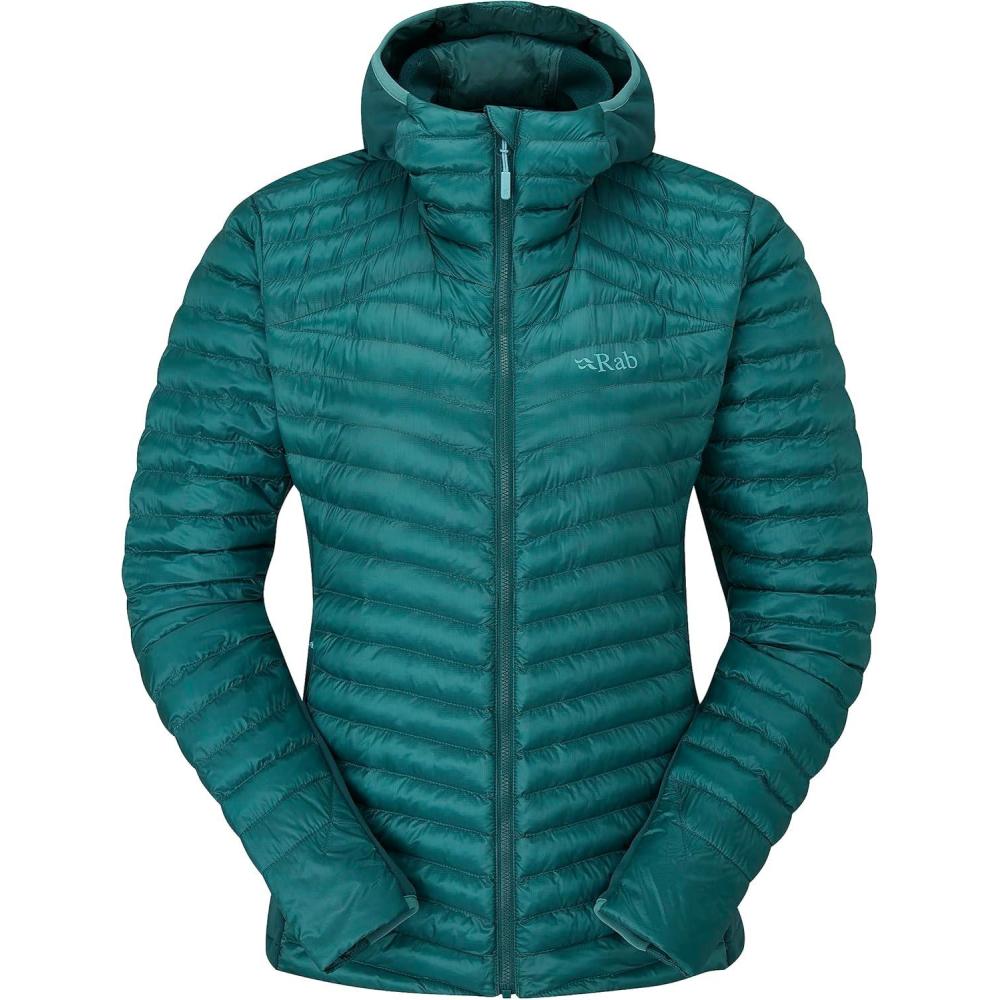 imageRab Womens Cirrus Flex 20 Synthetic Insulated Hoody for Hiking Climbing and SkiingEucalyptus