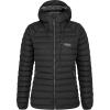 imageRab Womens Infinity Microlight Down GoreTex Infinium Jacket for Hiking Climbing Skiing ampamp CasualBlack