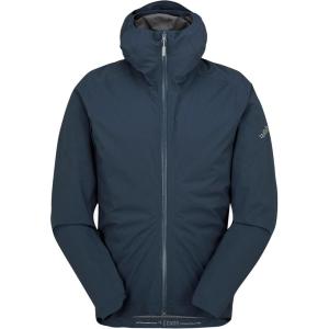 Rab Men’s Cinder Downpour Light Jacket Lightweight Waterproof Coat for Mountain Biking, Cycling, & Commuting(Tempest Blue)