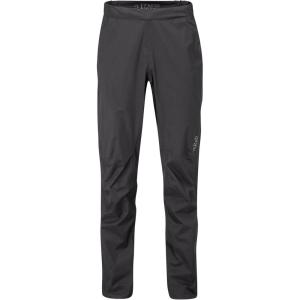 Rab Men’s Cinder Downpour Light Pants Lightweight Packable Waterproof Pants for Biking, Cycling, & Commuting(Anthracite)