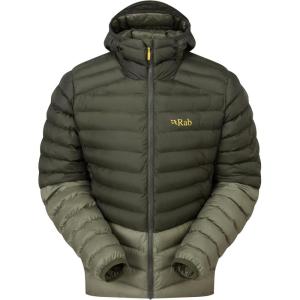 Rab Men’s Cirrus Alpine Jacket – Lightweight Insulated Coat for Climbing & Mountaineering(Army/Light Khaki)