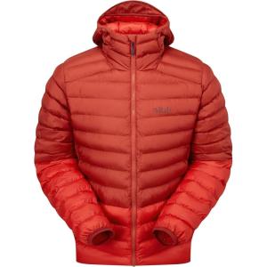 Rab Men’s Cirrus Alpine Jacket – Lightweight Insulated Coat for Climbing & Mountaineering(Tuscan Red/Dark Horizon)