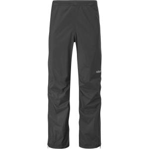Rab Men’s Downpour Plus 2.0 Pants Waterproof Breathable Rain Pants for Hiking and Trekking(Black)
