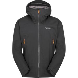 Rab Men’s Firewall Light Jacket Lightweight Waterproof Hooded Coat for Hiking & Trekking(Anthracite)