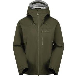 Rab Men’s Firewall Mountain Jacket – Lightweight Waterproof Hooded Coat for Climbing & Hiking(Olive (Olive))