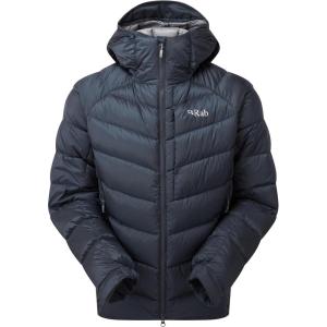 Rab Men’s Glaceon Pro Down Jacket – Lightweight Down Coat for Hiking, Climbing, & Mountaineering(Beluga)