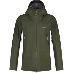Rab Men’s Kangri GTX Jacket – Waterproof Breathable Gore-tex Coat for Hiking, Trekking, & Mountaineering(Army/Army)
