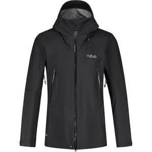 Rab Men’s Kangri GTX Jacket – Waterproof Breathable Gore-tex Coat for Hiking, Trekking, & Mountaineering(Black/Black)