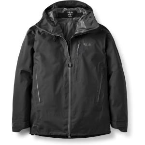 Rab Men’s Latok Alpine GTX Jacket – Gore-Tex Waterproof Breathable Coat for Climbing & Mountaineering(Black)