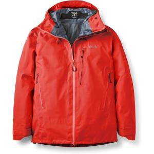 Rab Men’s Latok Alpine GTX Jacket – Gore-Tex Waterproof Breathable Coat for Climbing & Mountaineering(Summit Red)