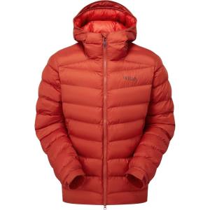 Rab Men’s Nebitron Pro Hooded Jacket, Lightweight & Insulated for Hiking & Mountain(Tuscan Red)