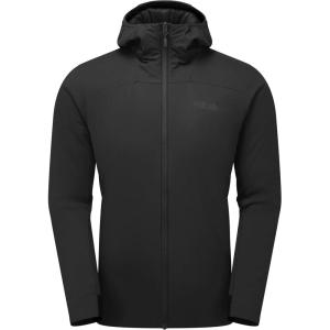Rab Men’s Xenair Alpine Flex Jacket – Hooded Synthetic Insulated Coat for Hiking & Mountaineering(Black)
