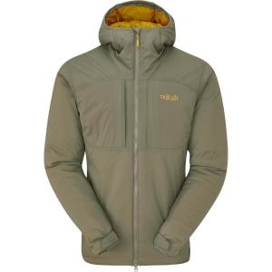 Rab Men’s Xenair Alpine Jacket – Lightweight Insulated Coat For Hiking, Skiing, & Climbing(Light Khaki)
