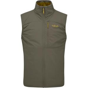 Rab Men’s Xenair Vest – Lightweight Insulated Gilet for Hiking & Mountaineering(Light Khaki)