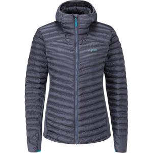 Rab Women’s Cirrus Flex 2.0 Synthetic Insulated Hoody for Hiking, Climbing, and Skiing(Steel)