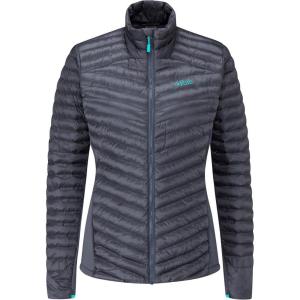 Rab Women’s Cirrus Flex 2.0 Synthetic Insulated Jacket for Hiking, Climbing, and Skiing(Steel)