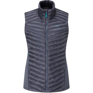 Rab Women’s Cirrus Flex 2.0 Synthetic Insulated Windproof Water-Resistant Vest for Hiking, Climbing, and Skiing(Steel)