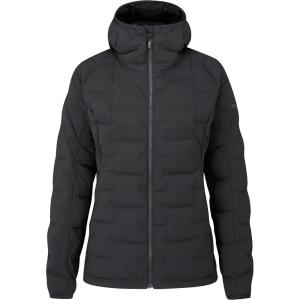 Rab Women’s Cubit Stretch Down Hoody – Lightweight Down Coat for Trekking, Climbing, & Skiing(Ebony)
