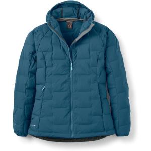 Rab Women’s Cubit Stretch Down Hoody – Lightweight Down Coat for Trekking, Climbing, & Skiing(Tempest Blue)