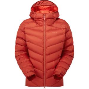 Rab Women’s Nebitron Pro Hooded Jacket, Lightweight & Insulated for Hiking & Mountain(Tuscan Red)