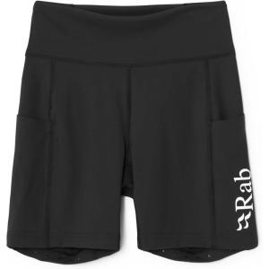 Rab Women’s Talus Tights Shorts – Quick-Drying, Breathable for Trail Running & Hiking(Black/Black)