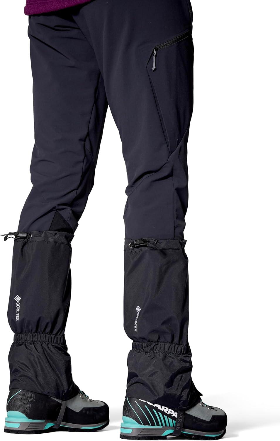 imageRab Kangri GTX Gaiter Waterproof GoreTex Gaiter for Hiking ampamp MountaineeringBlack