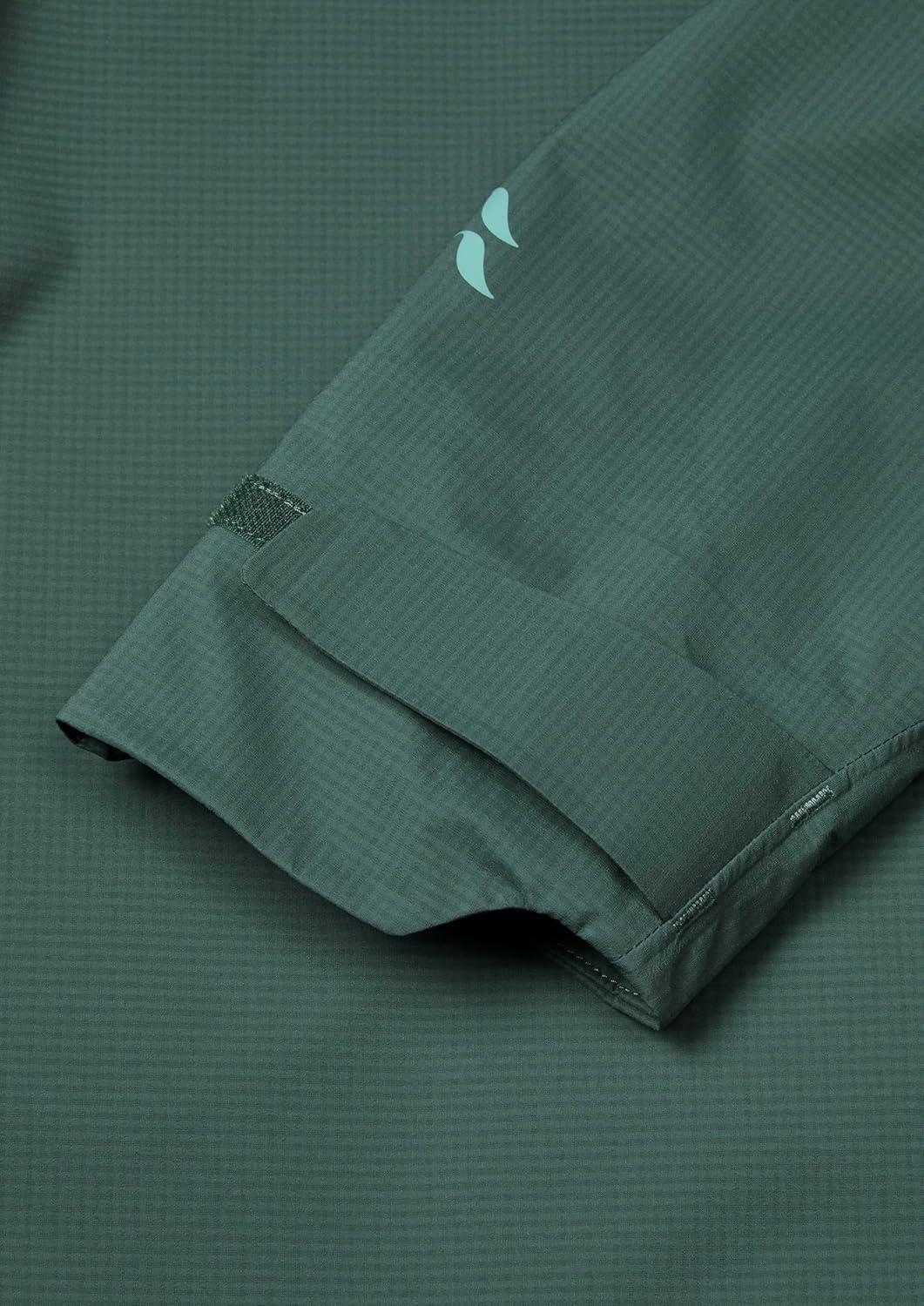 imageRab Womens Firewall Light Jacket Lightweight Waterproof Hooded Coat for Hiking ampamp TrekkingGreen Slate