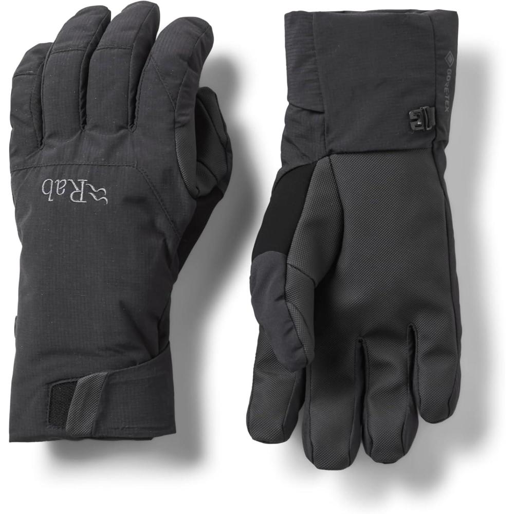 imageRab Cresta GTX Gloves  Waterproof Breathable GoreTex Insulated Glove for Hiking ampamp TrekkingBlack