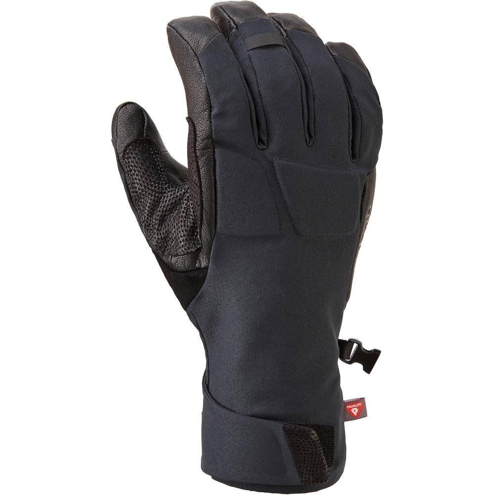 imageRab Fulcrum GTX Waterproof Breathable GORETEX Leather Gloves for Climbing ampamp MountaineeringBlack