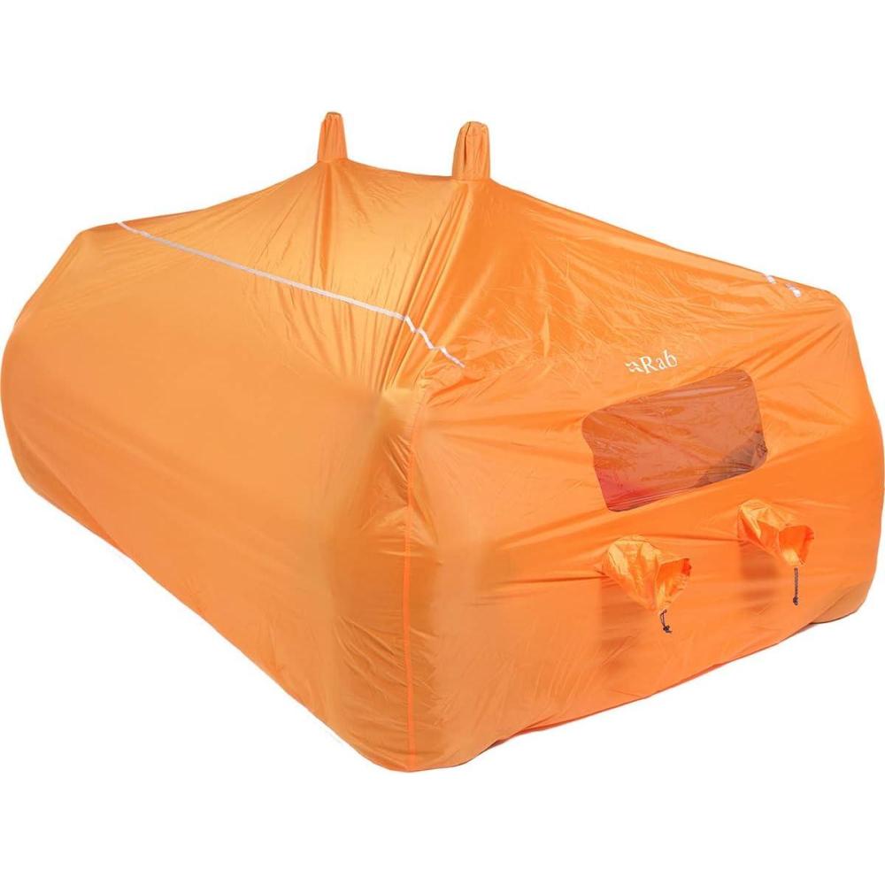 imageRab Group Shelter 810 Person Ultralight Emergency Shelter for Mountaineering ampamp Backcountry SkiingOrange