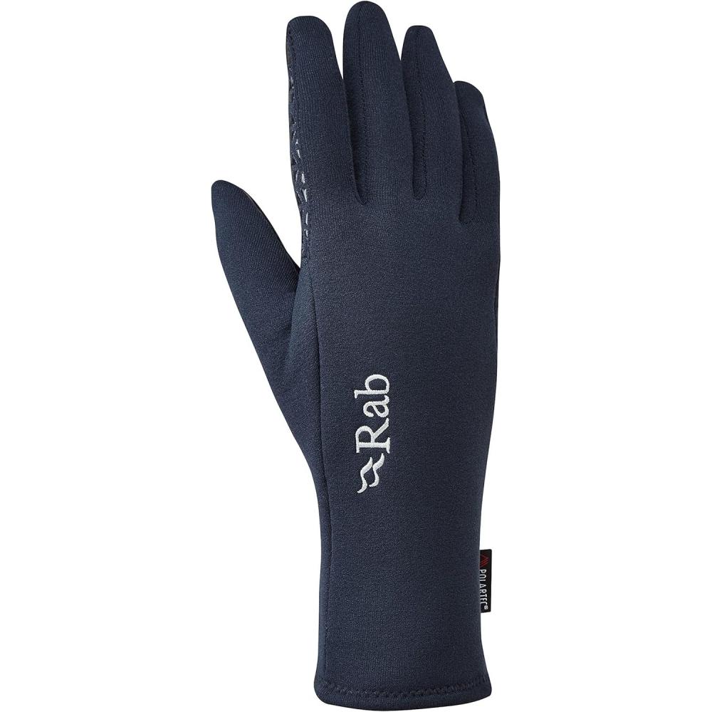 imageRab Mens Power Stretch Contact Grip Touchscreen Gloves for Hiking and SkiingDeep Ink