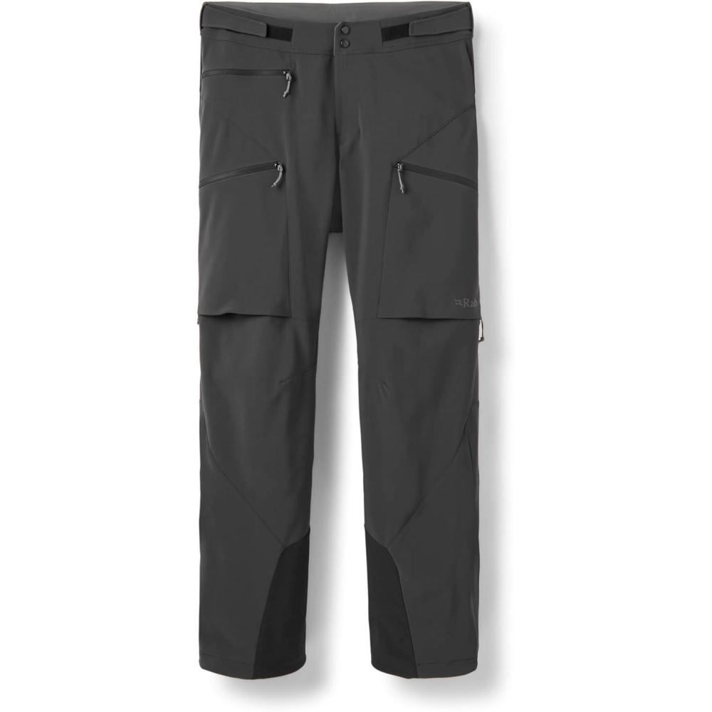 imageRab Mens Tour Plus Pants  Lightweight Breathable Softshell Pant for Backcountry SkiingBlack