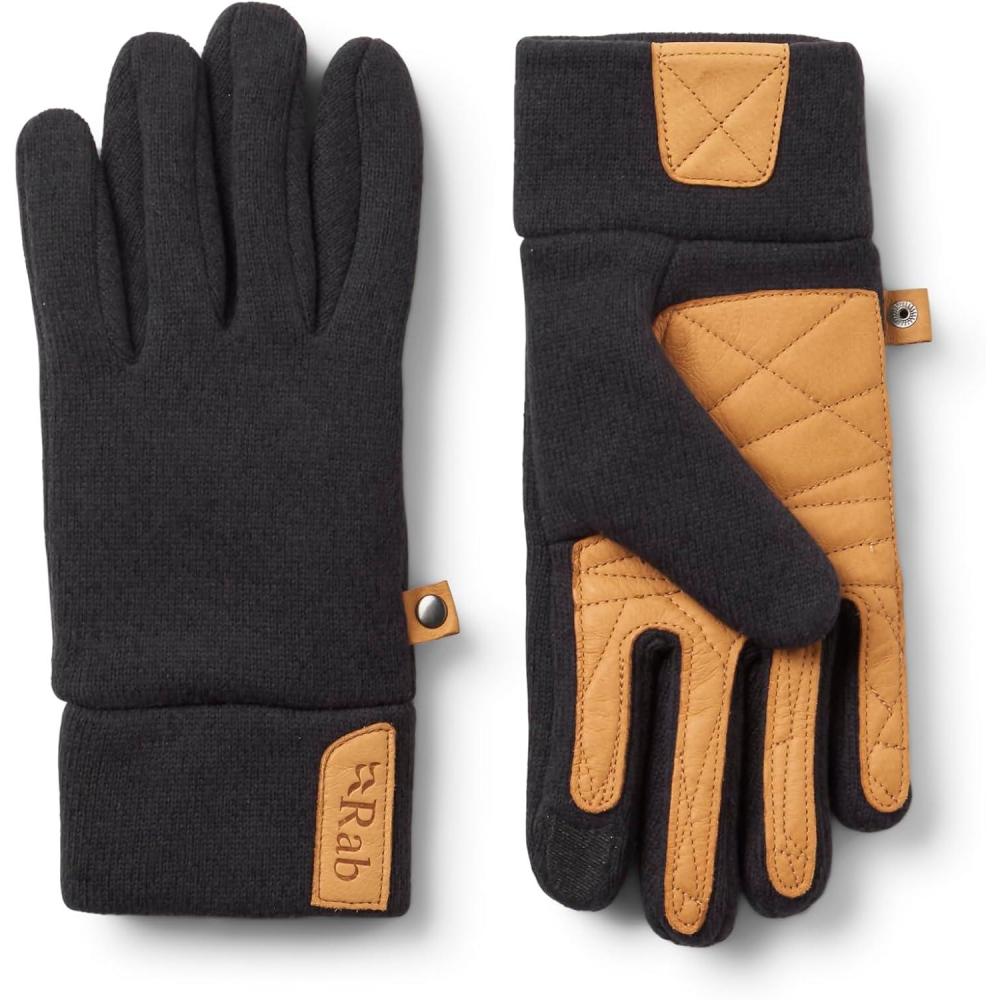 imageRab Ridge Gloves  WeatherResistant Touchscreen Gloves for Hiking ampamp TrekkingEbony