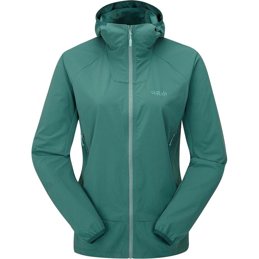 imageRab Womens Borealis Softshell Jacket for Hiking and ClimbingEucalyptus